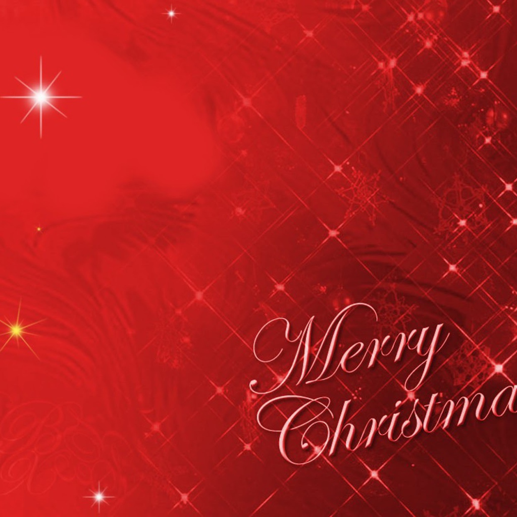 Красная картинка с пожеланием на рождество