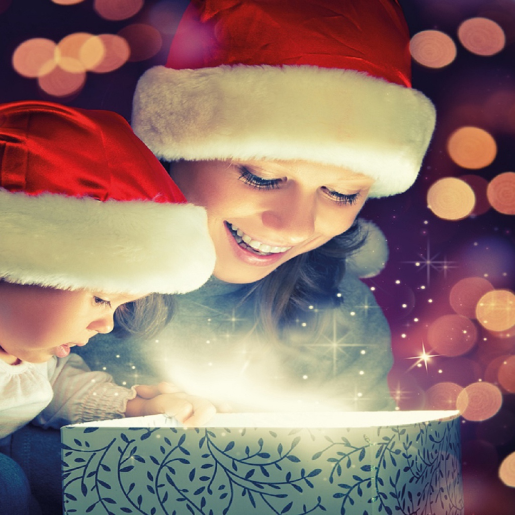 Распаковка волшебного подарка на рождество