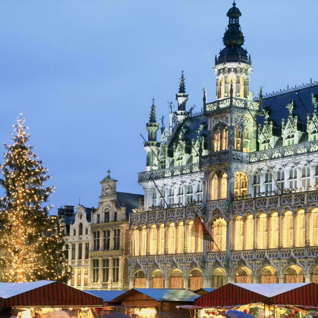 Рождественская елка в Брюсселе