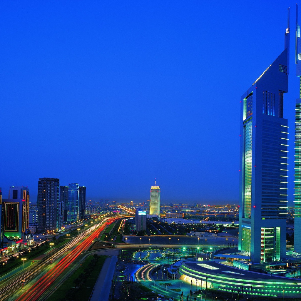 Синие здания