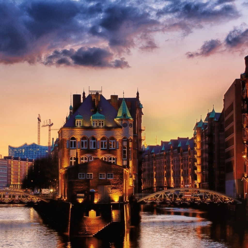 Европейский город на воде