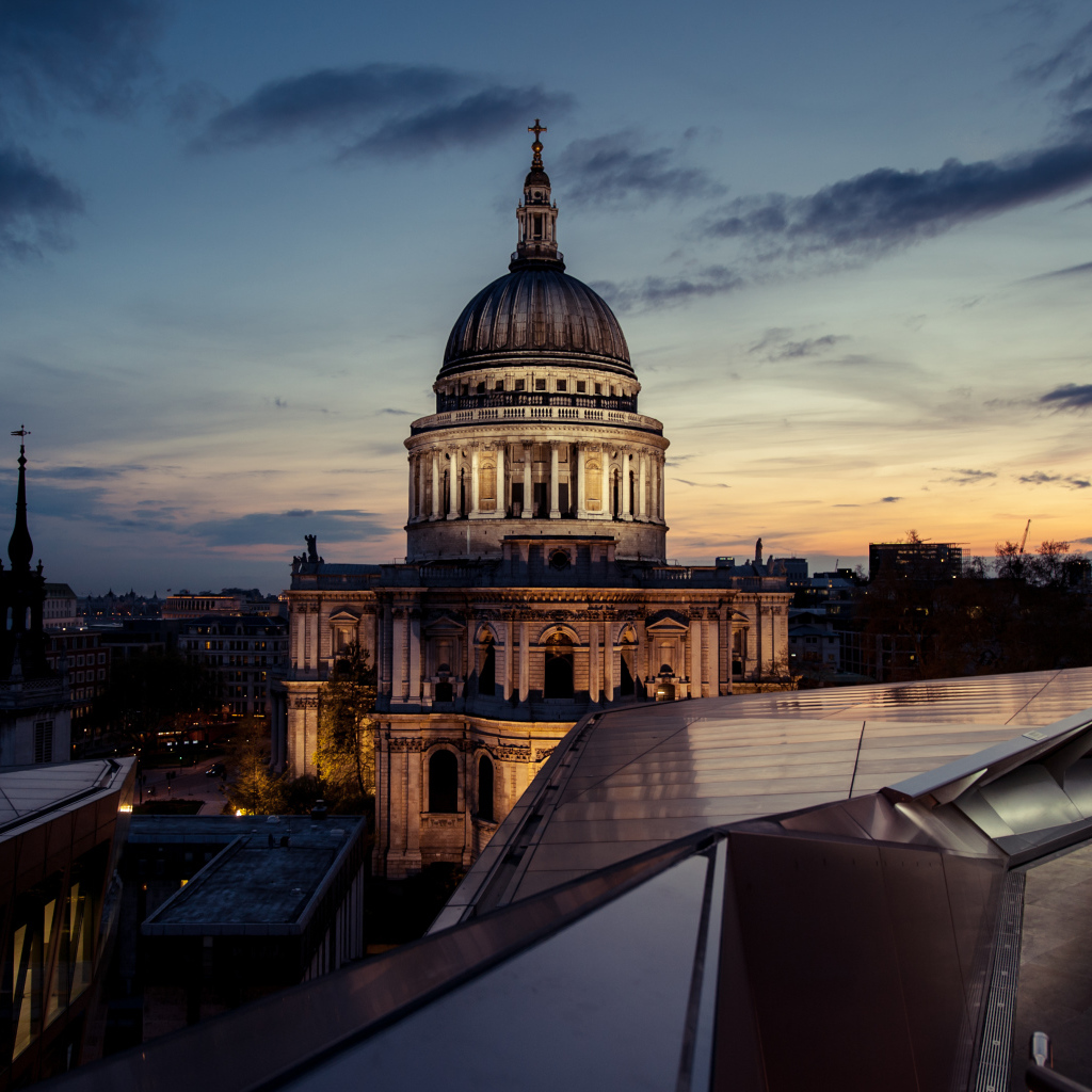 Вид на Лондон с крыши