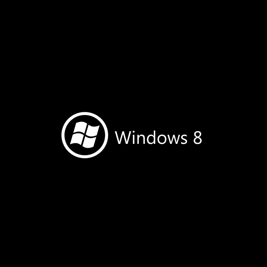 Windows 8 черная тема в стиле минимал