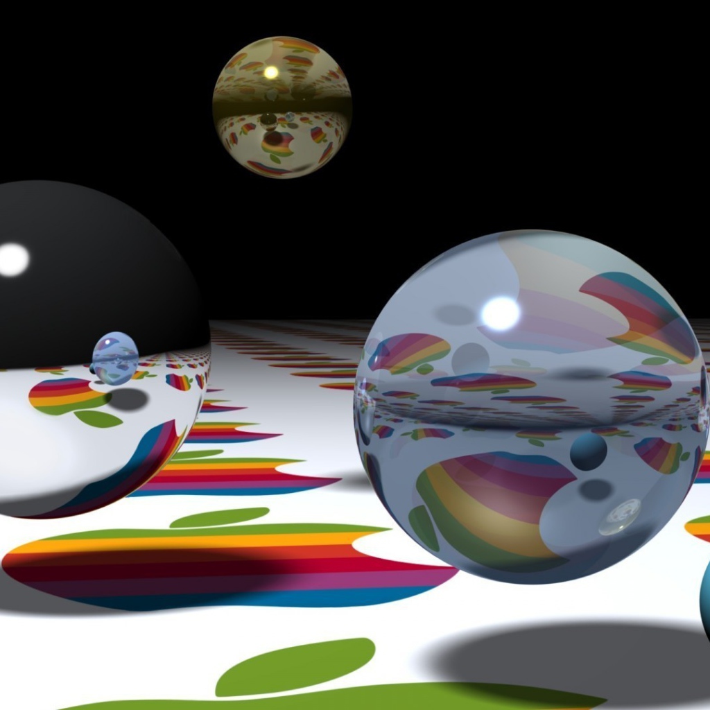 Apple с шарами