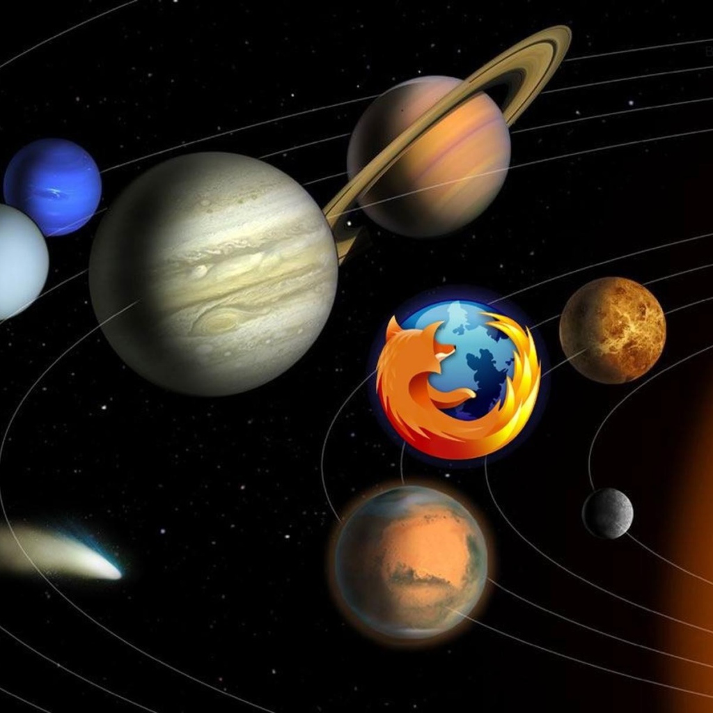Firefox in the solar system