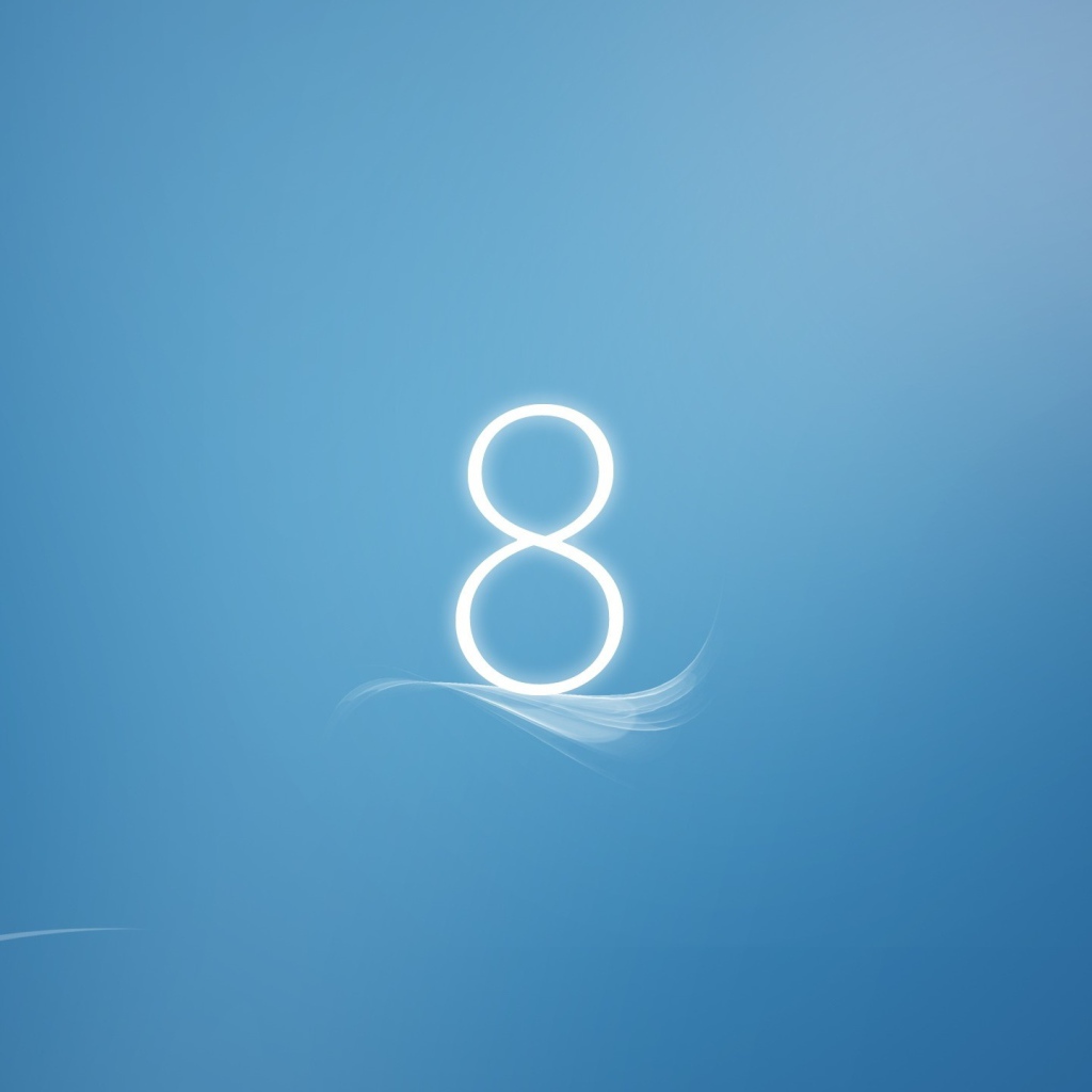 Windows 8 голубая нежная тема