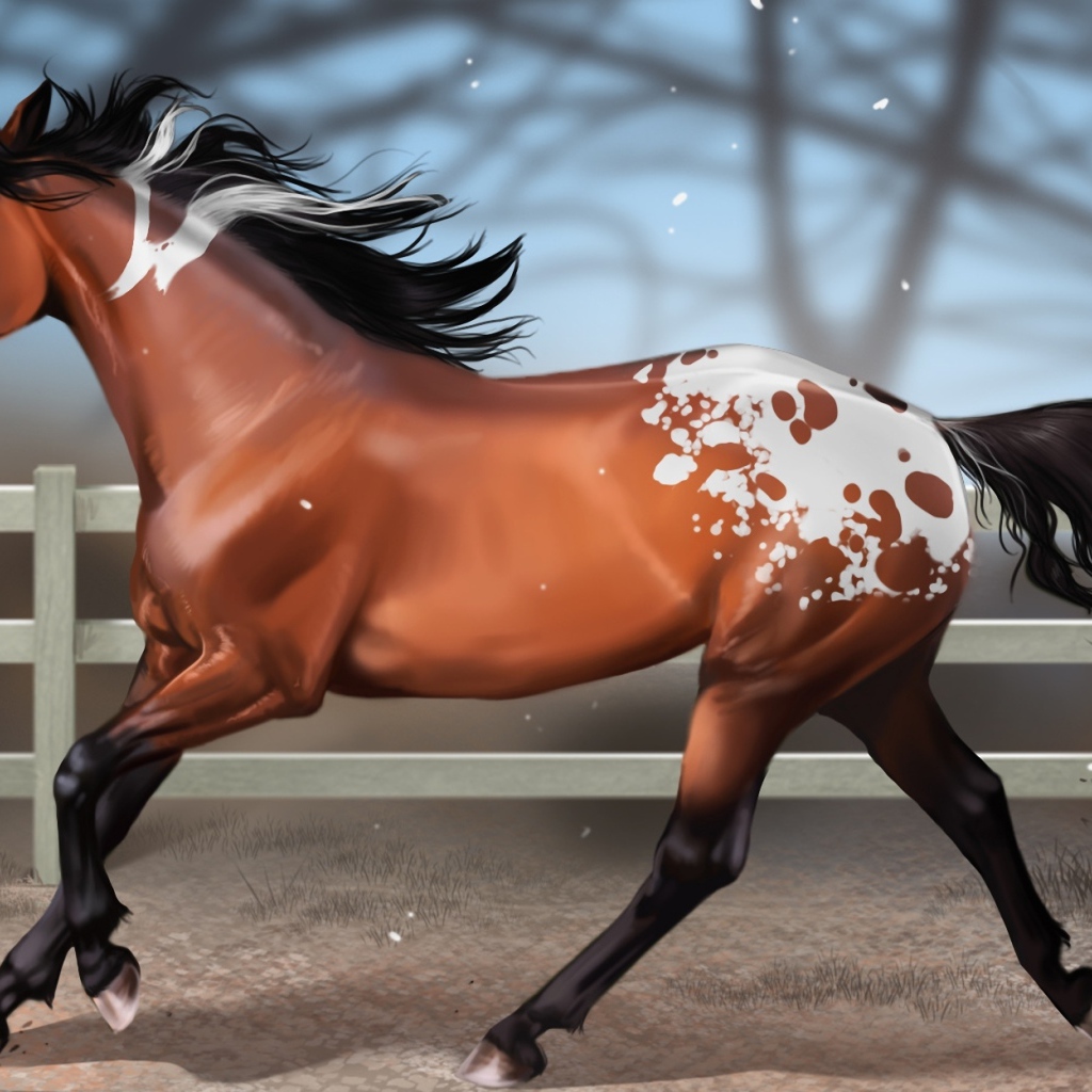 Мустанг лошадь