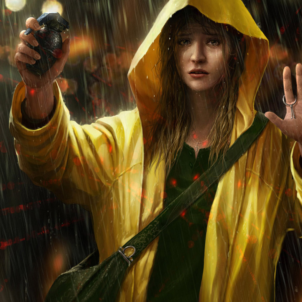 Девушка с гранатой