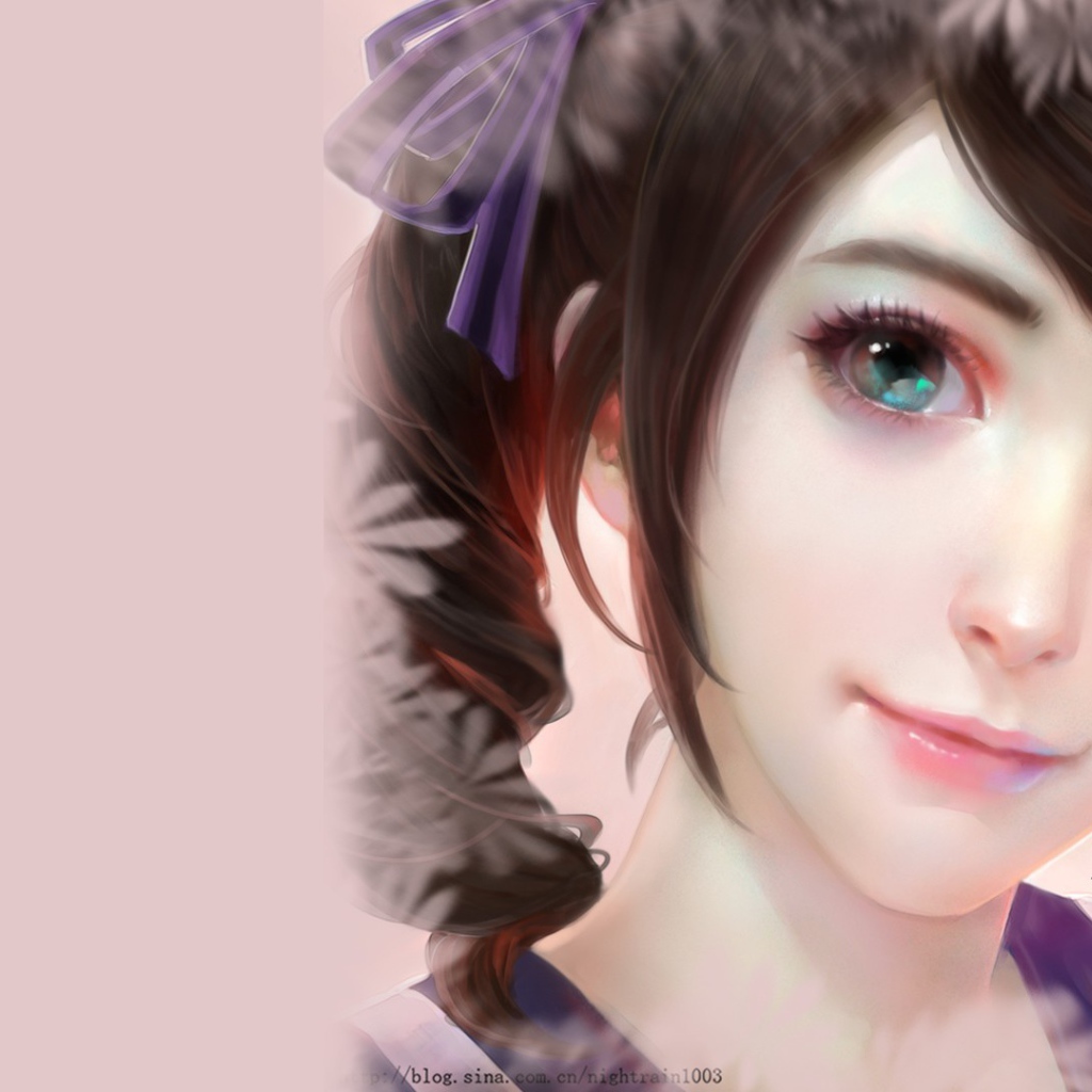 Японка с большими глазами