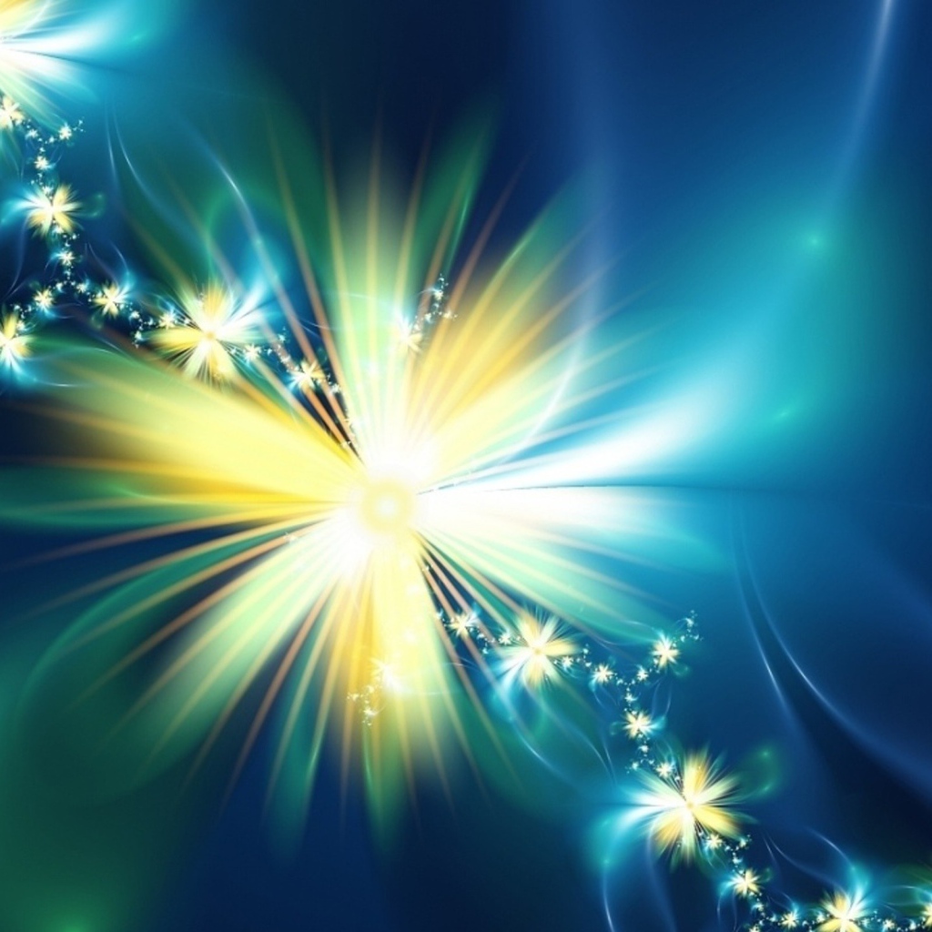 Абстракция с лучами