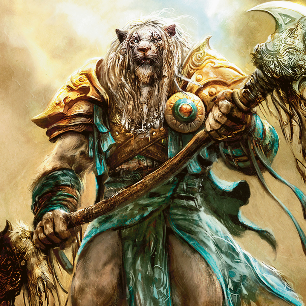 Человек с головой льва