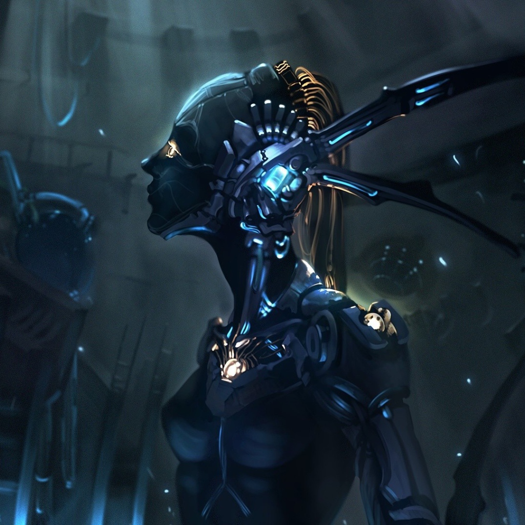 Фантастическая девушка робот