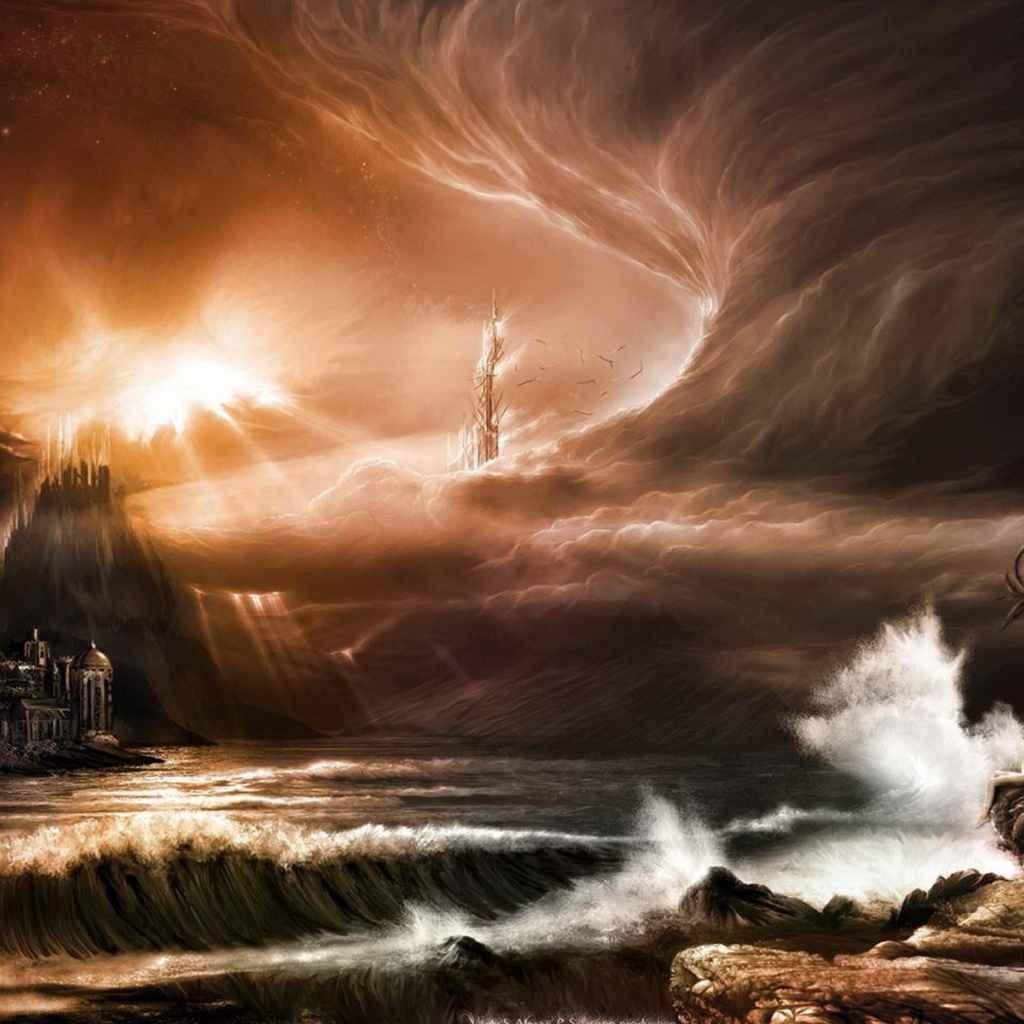 Фантастический морской пейзаж