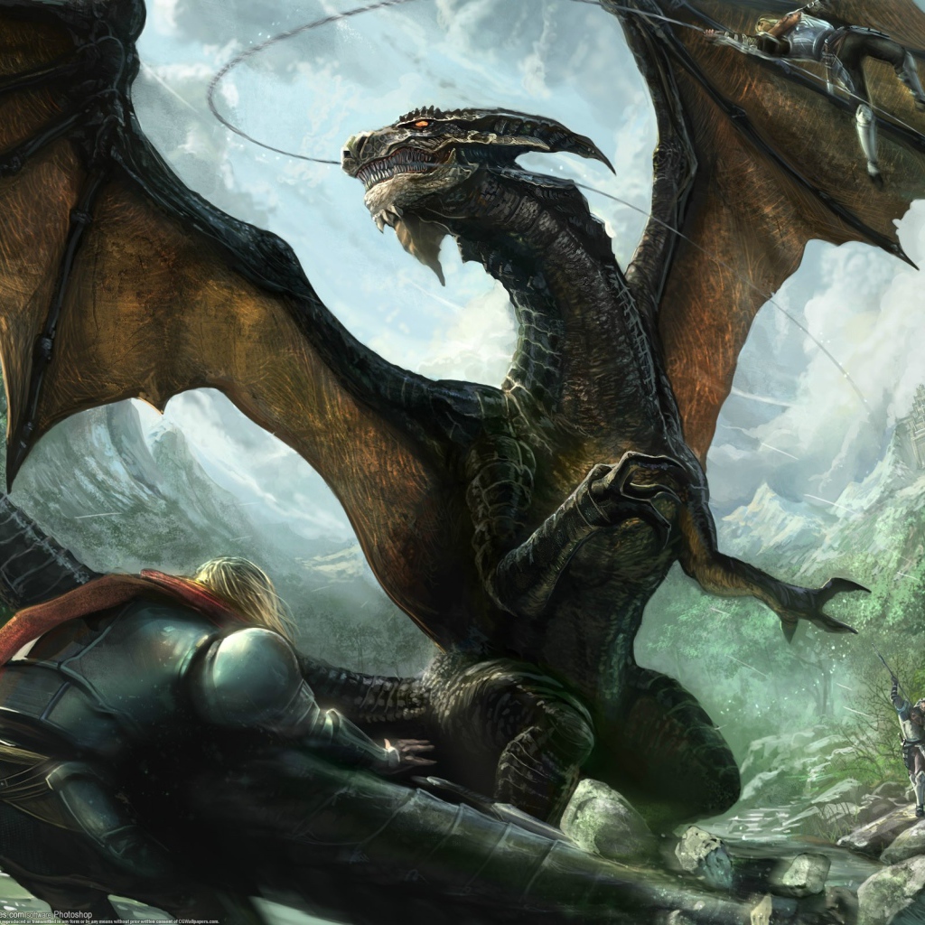 Фантазия с драконом