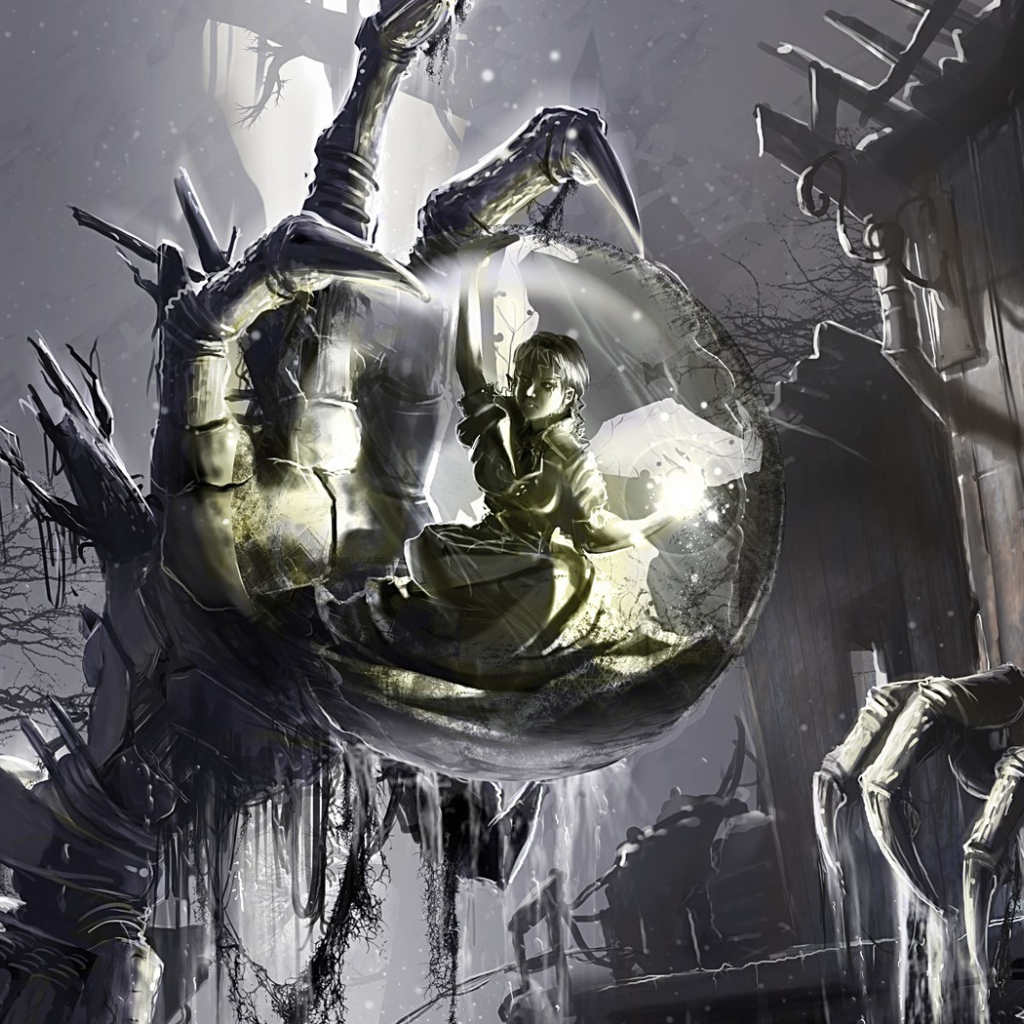 Девочка в стеклянном шаре