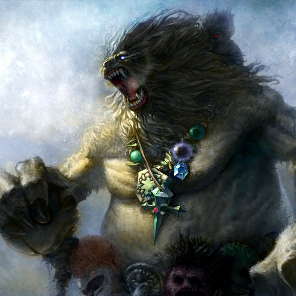 Рычащий монстр