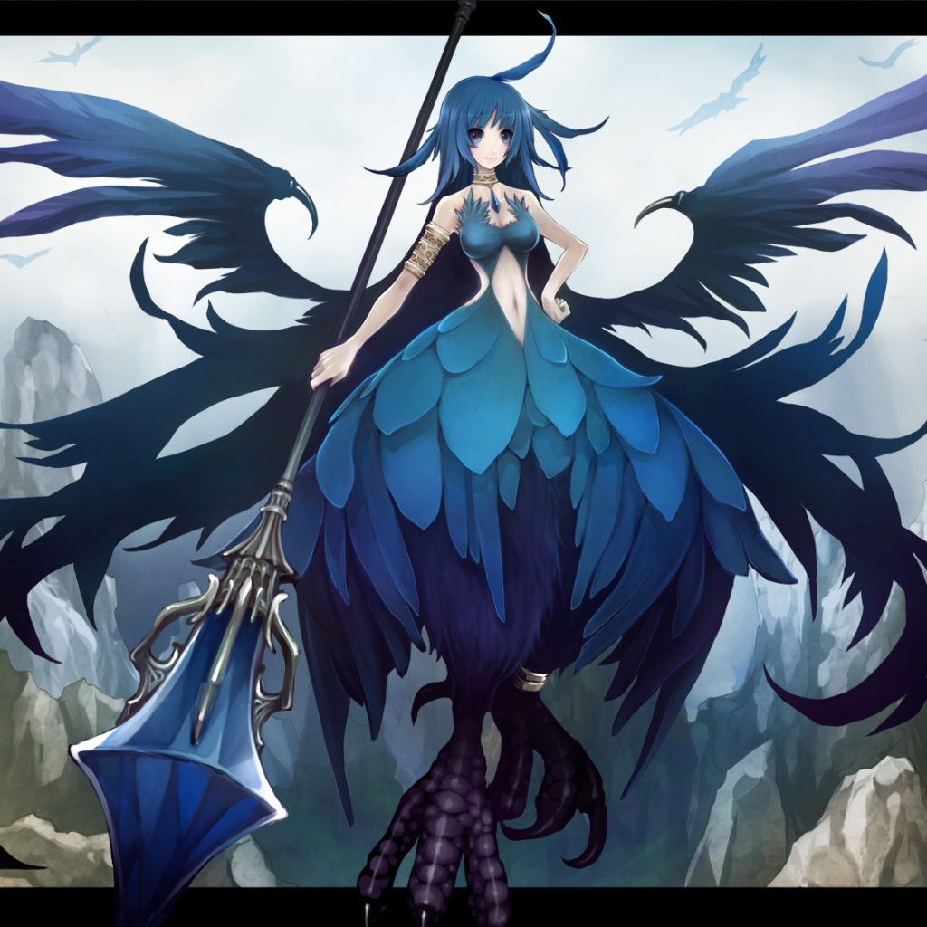 Человек синяя птица