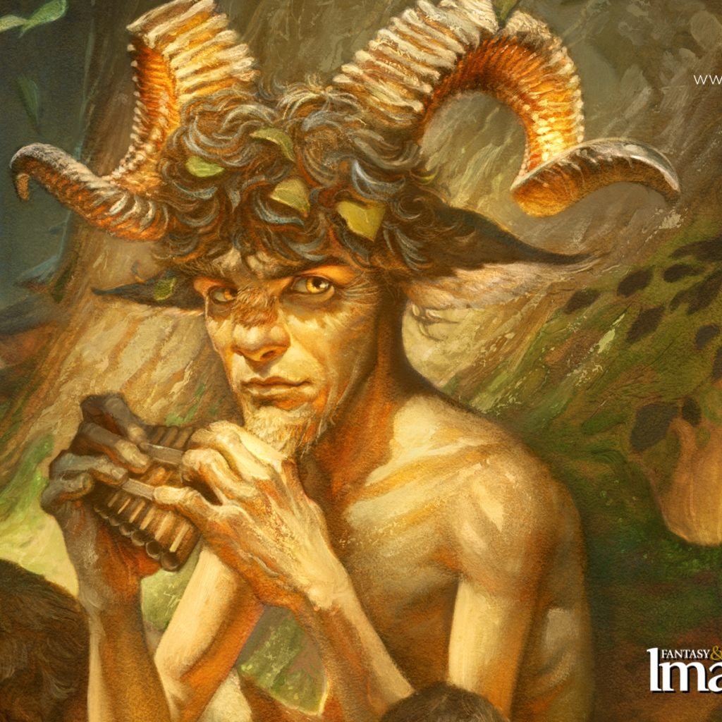 Человек с рогами