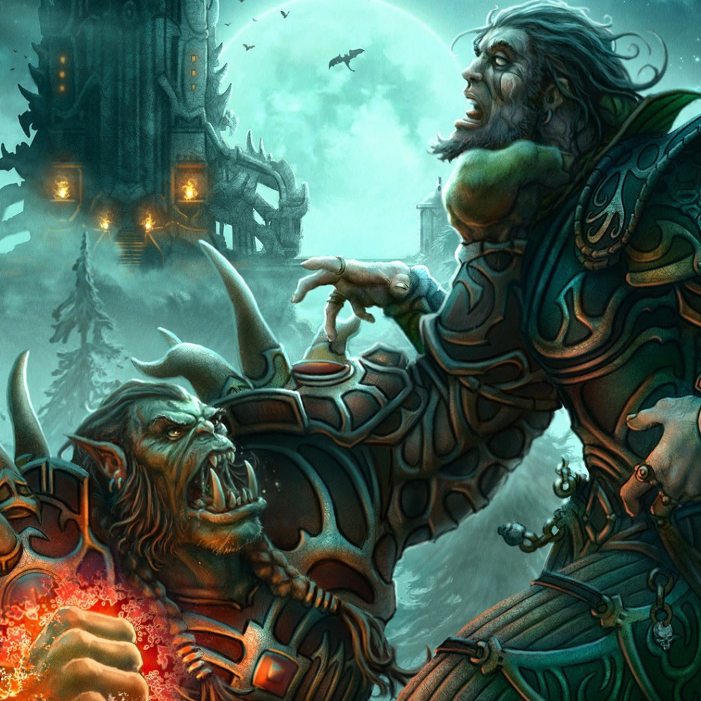 Чудовище с большими клыками