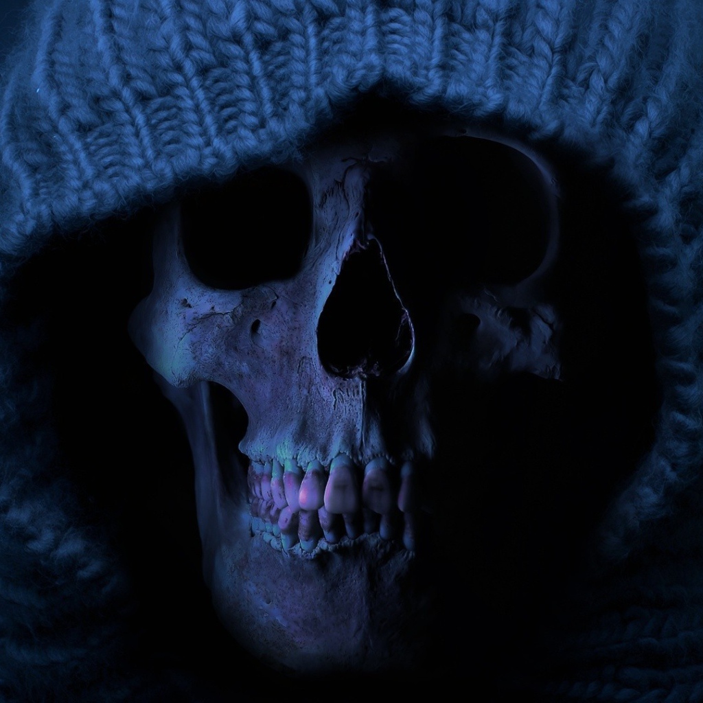 Череп в свитере