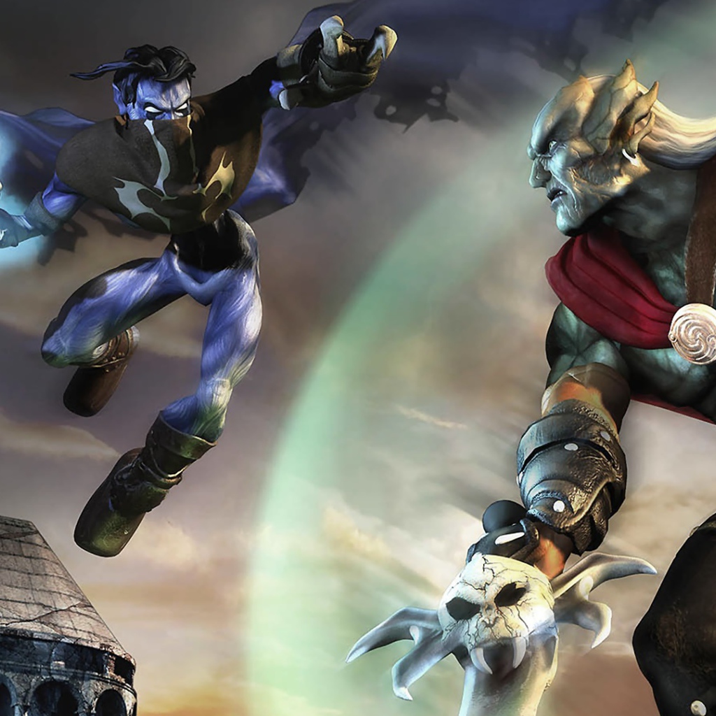 Два монстра дерутся