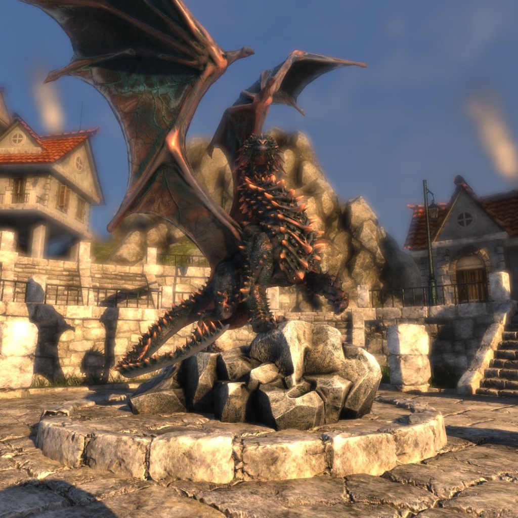 Памятник дракону