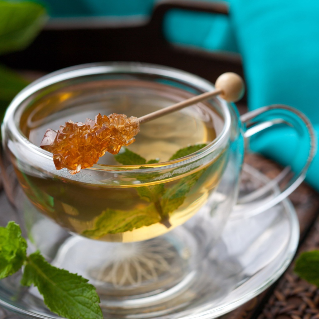 Зеленый чай с медом