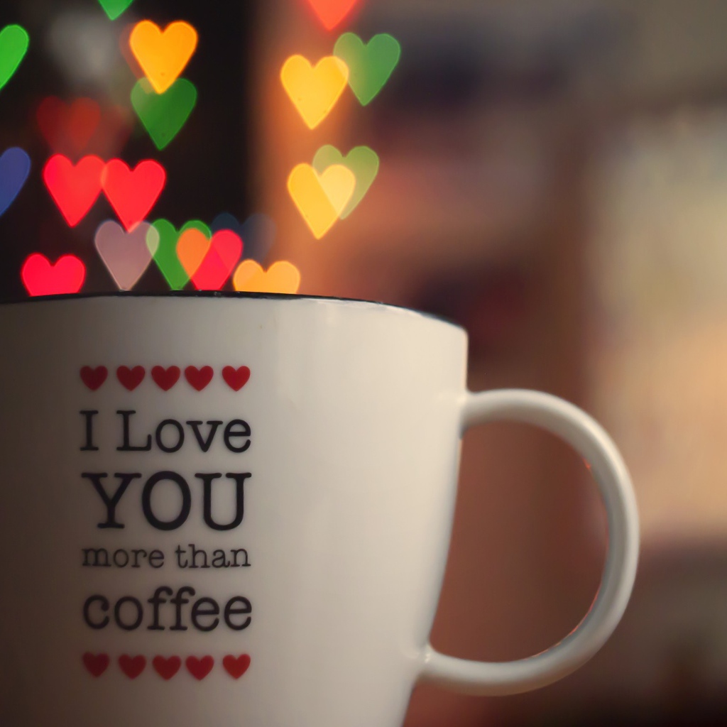Я люблю тебя кофе