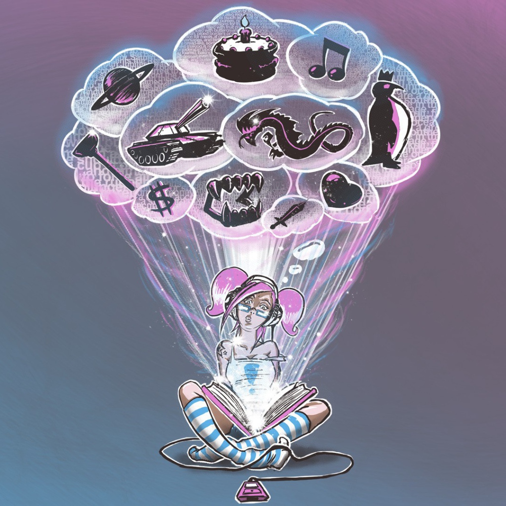 Это все , что у девочки в голове