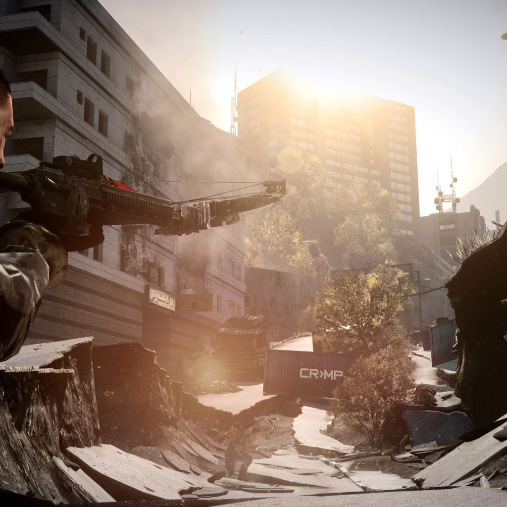 Фрагмент видео игры Battlefield 3