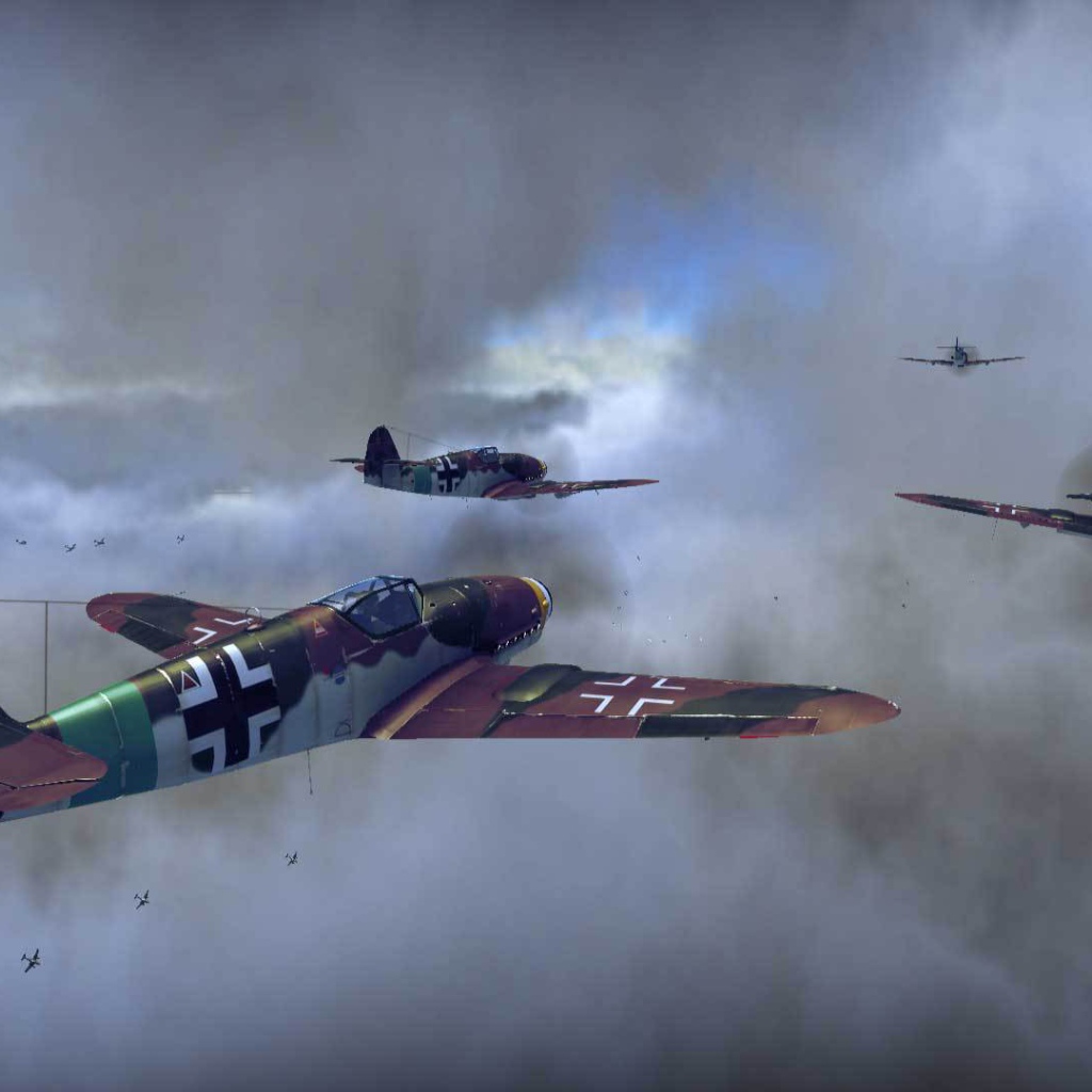 Немецкий истребитель из игры War Thunder