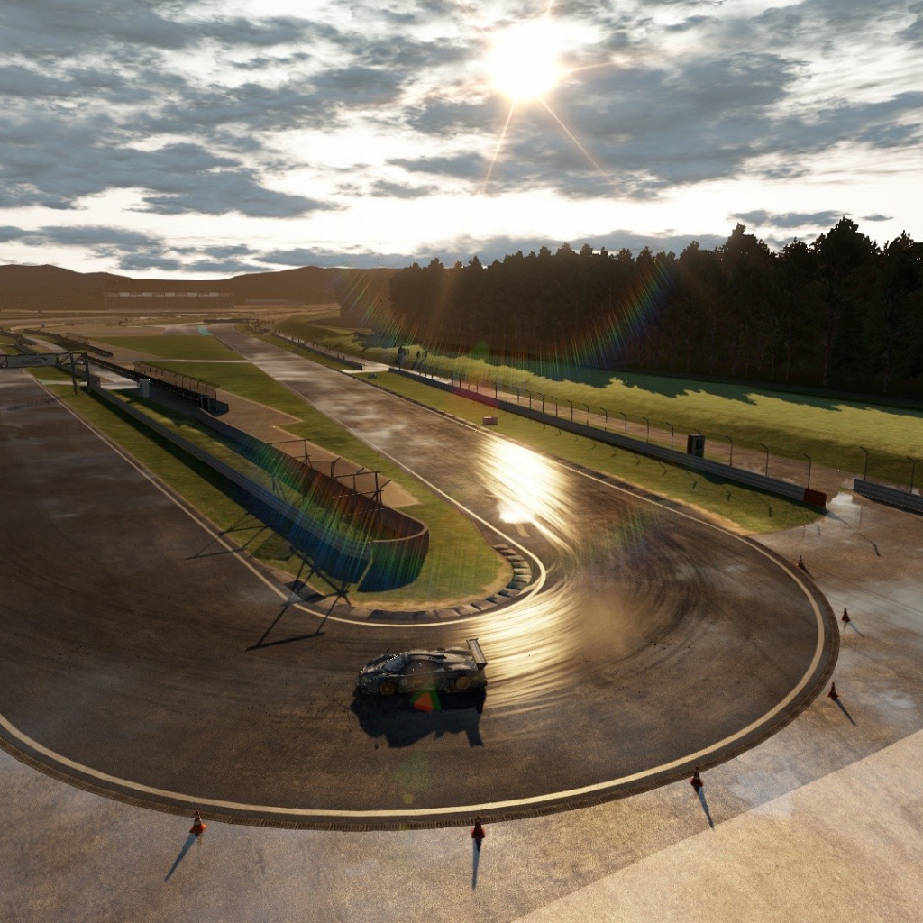 Гоночный трек из видео игры