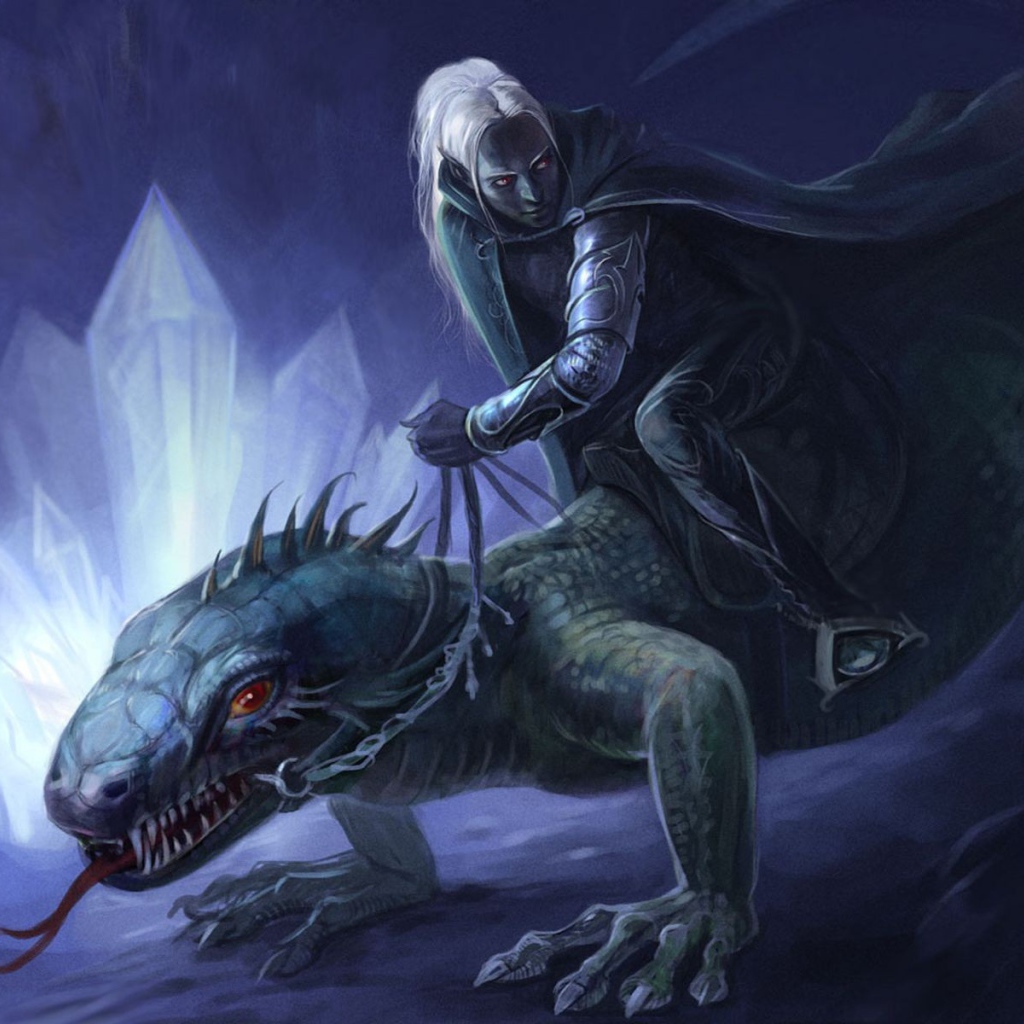 Всадник на драконе из игры