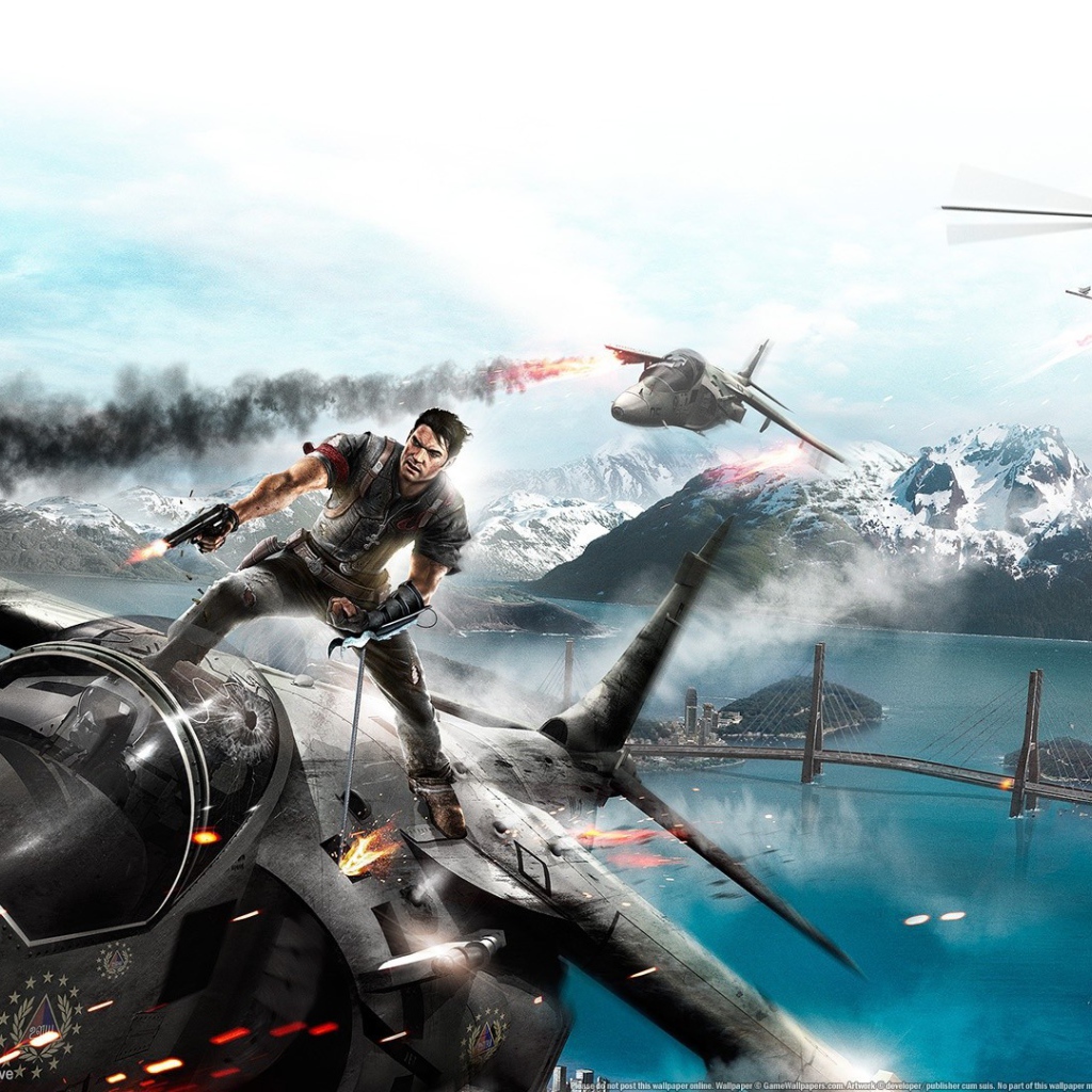 Супер герой на самолете