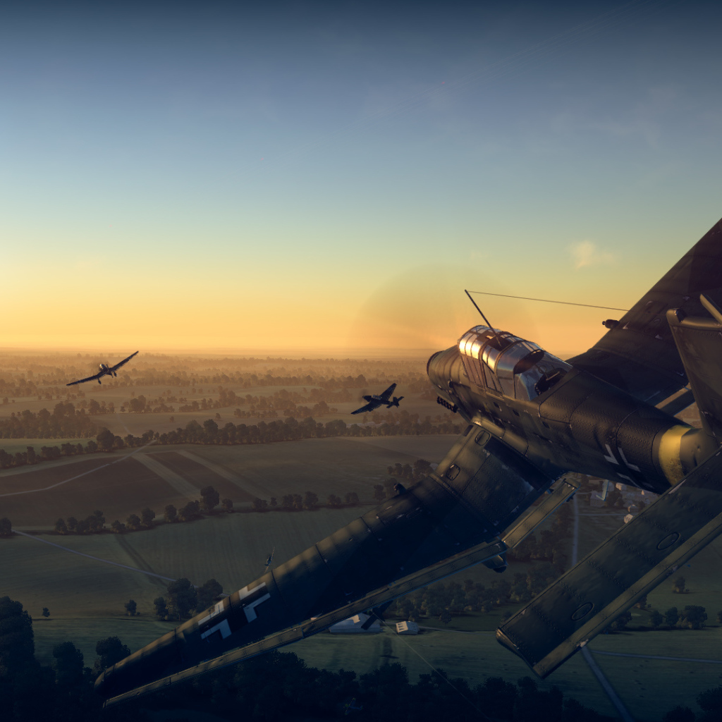 The fighter plane from the game War Thunder