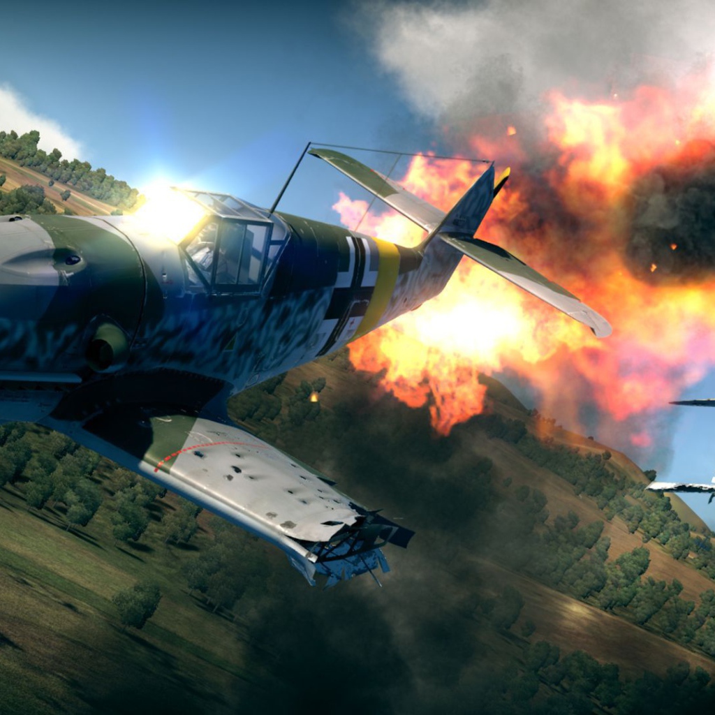 War Thunder Самолет рушится