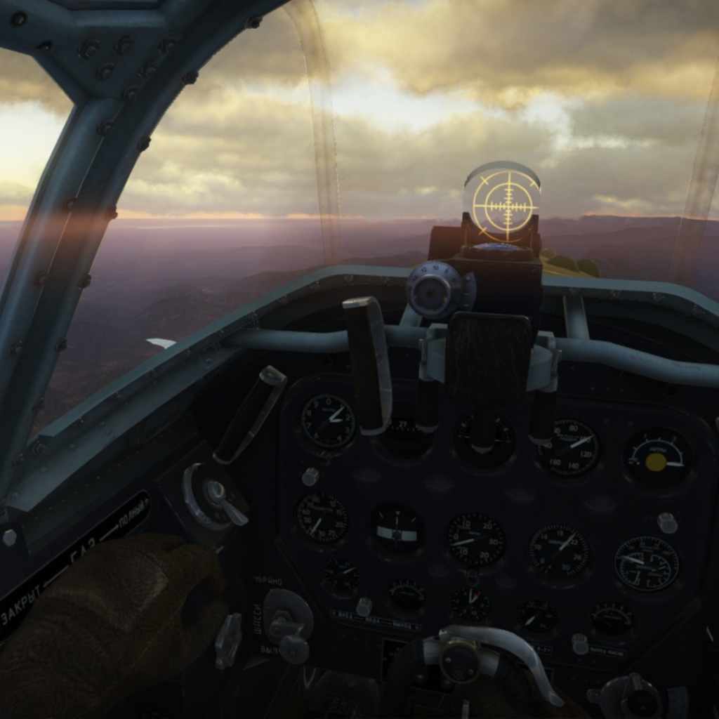 War Thunder вид из кабины пилота