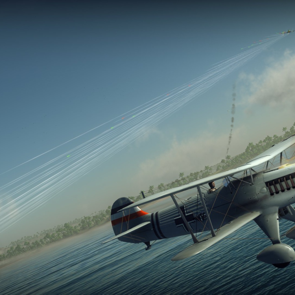 War Thunder Пролет над морем