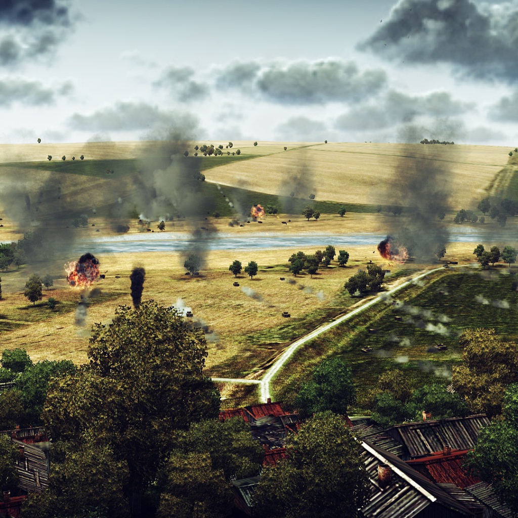 War Thunder пейзаж битвы