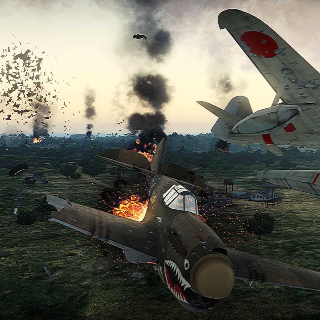 War Thunder самолет падает