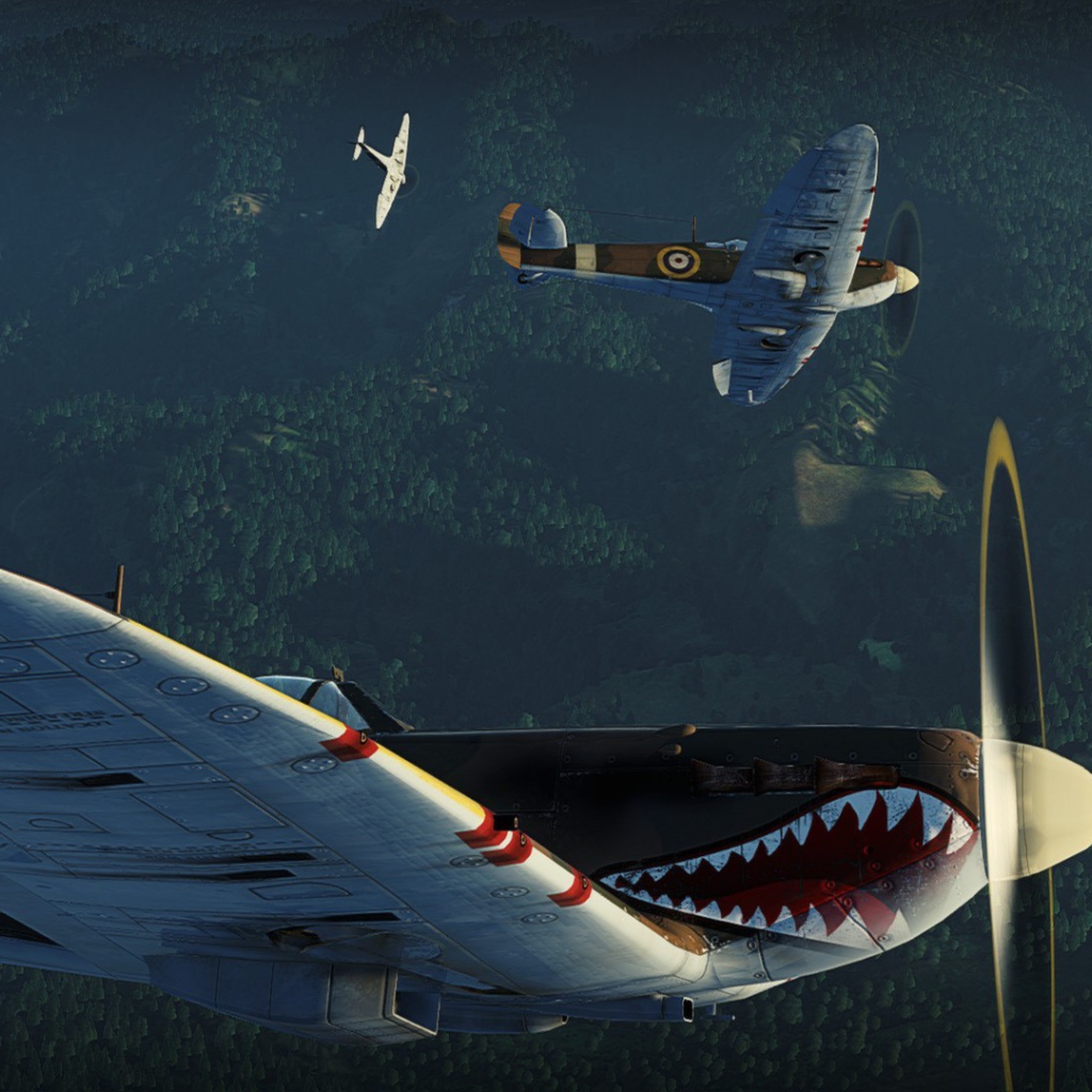 War Thunder самолет с челюстями