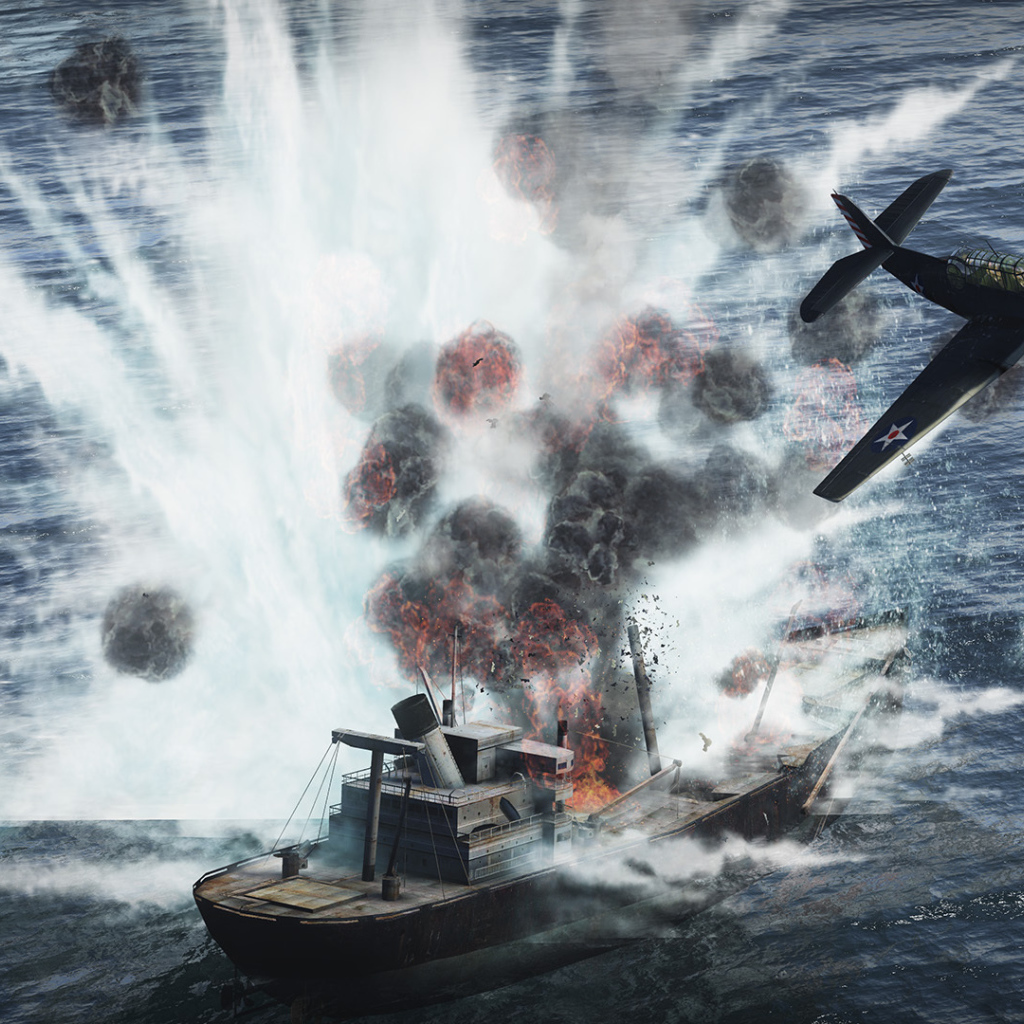 War Thunder корабль принял удар