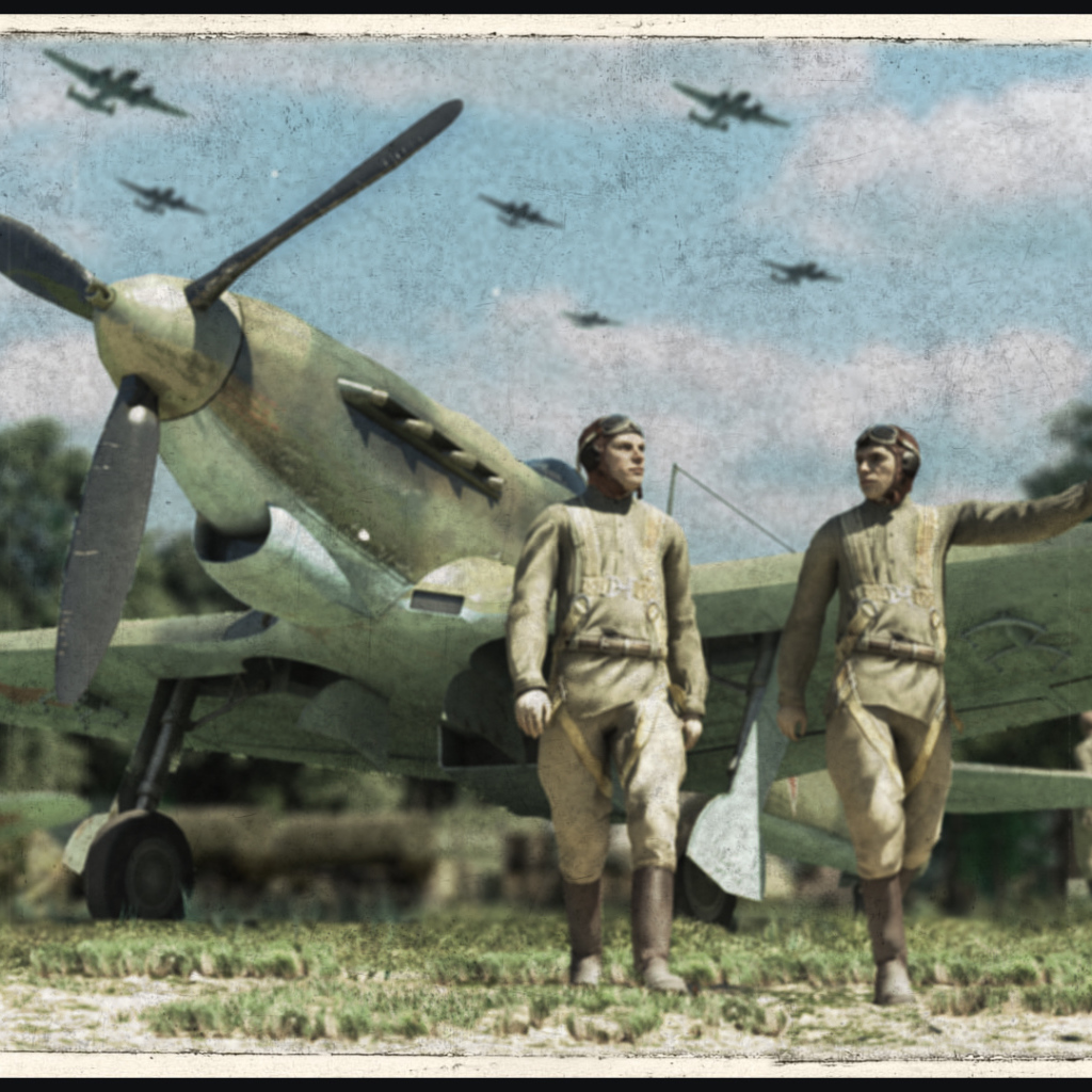 War Thunder два пилота и их самолет