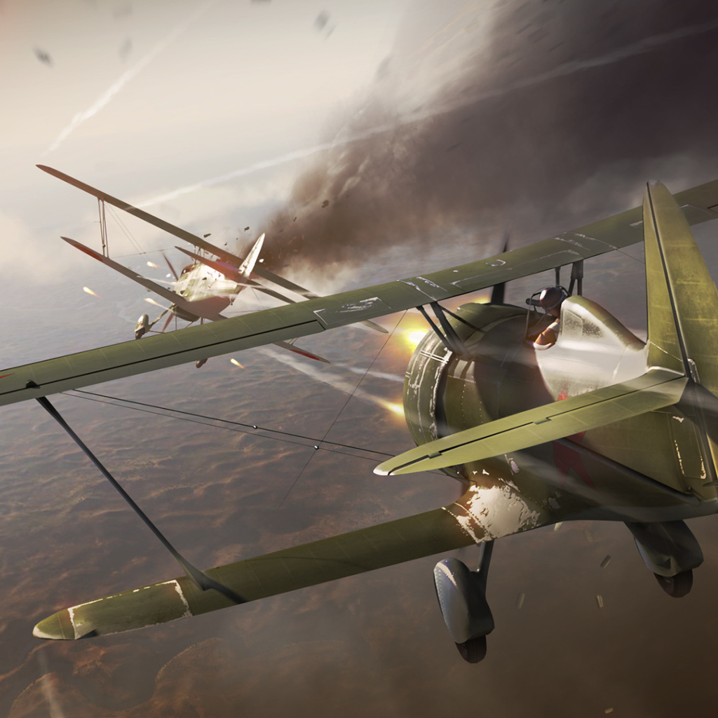 War Thunder два самолета сражаются