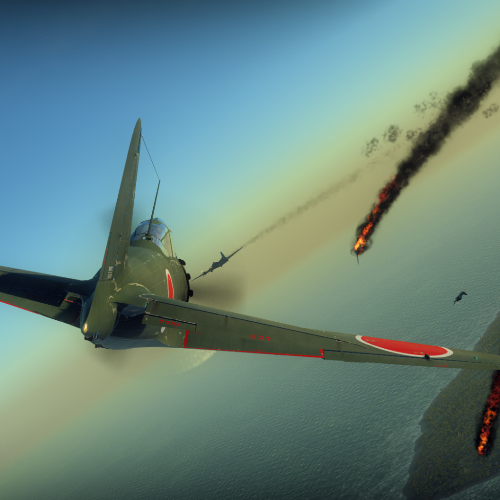 War Thunder военный самолет в небесах
