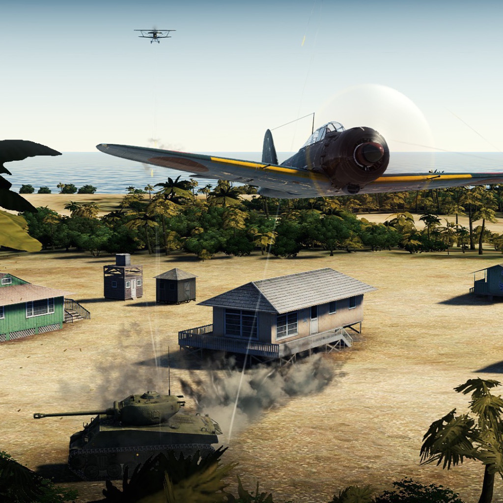 Военный самолет из игры War Thunder