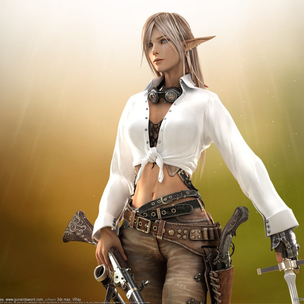 Воин Алисия из игры