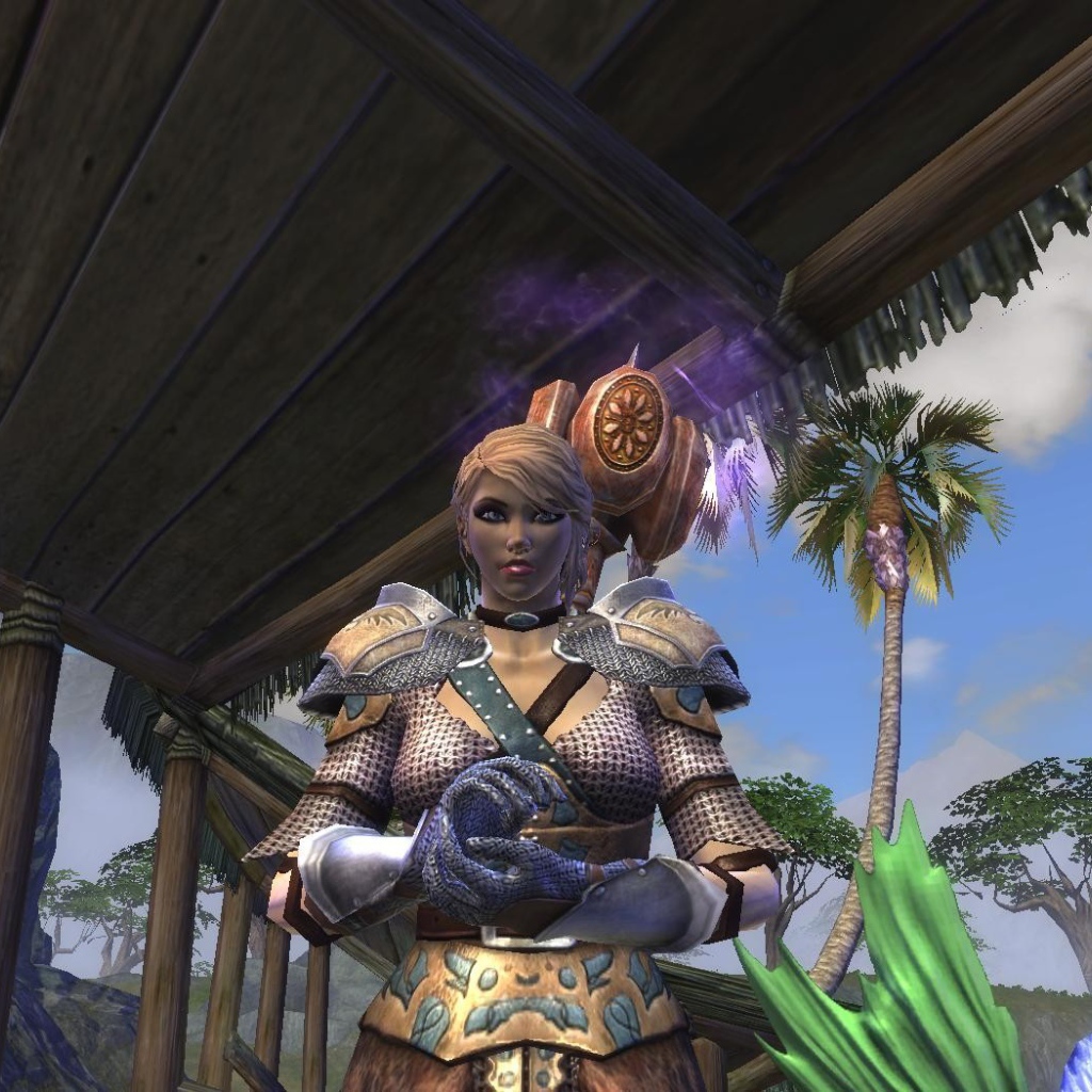 Девушка воин из видео игры