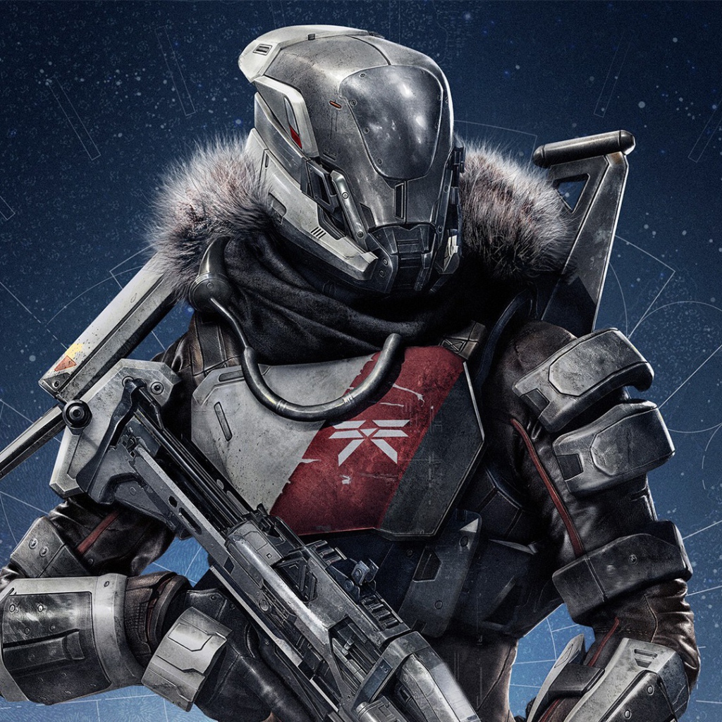 Робот с меховым воротником