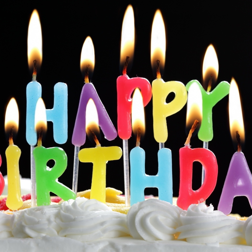 Свечи c днем ​​рождения
